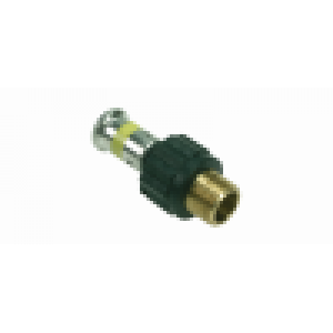 Муфта пресс PVDF Henco с наружной резьбой для газа 16x1/2 HE 17PKG-1604