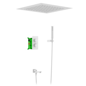 Душевая система встроенная с термостатом Timo Petruma SX-5019/16SM белый матовый SX-5019/16SM Душевая система встроенная с термостатом Timo Petruma SX-5019/16SM белый матовый SX-5019/16SM